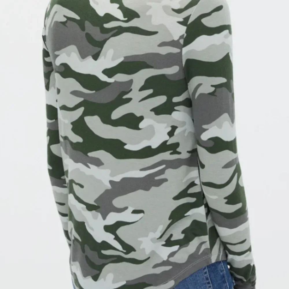 NWT Aeropostale - Long Sleeve Seriously Soft Camo Crew Tee! - Picture 11 of 11